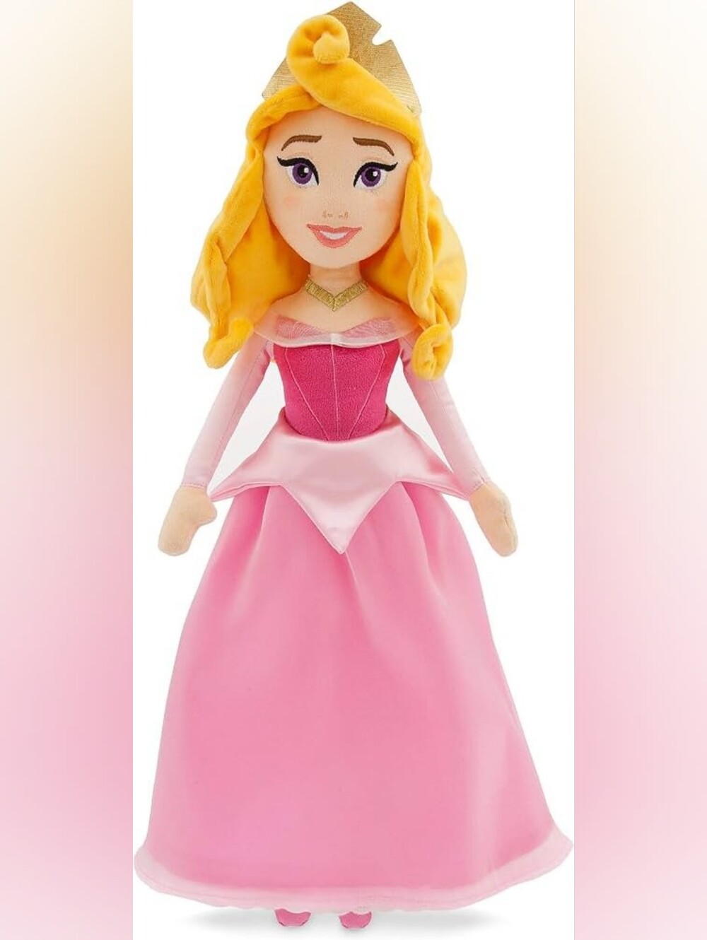 Disney Store Sleeping Beauty Princess Aurora 60th Anniversary Stuffed Plush Doll